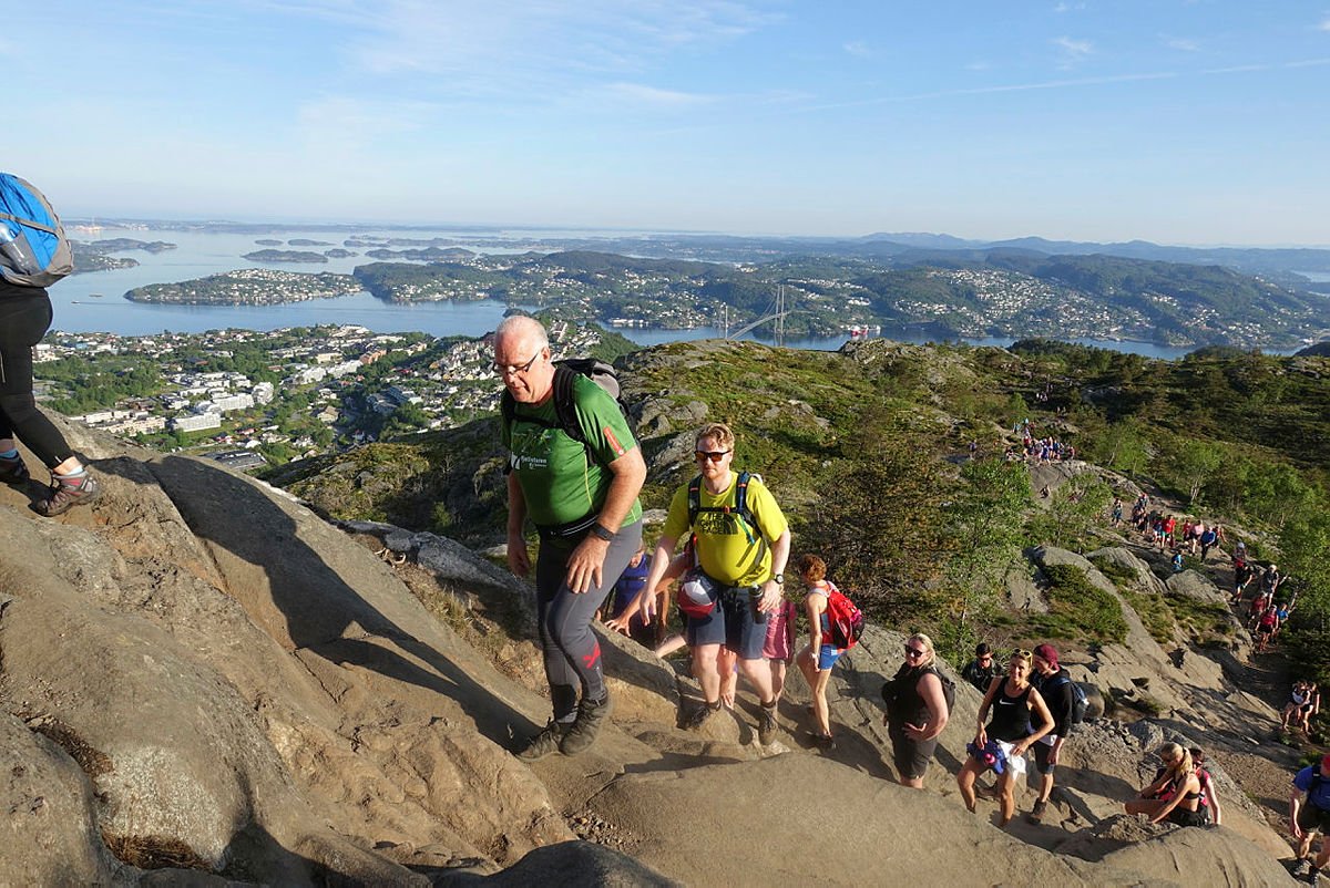 7-fjellsturen 2018, Lyderhorn.