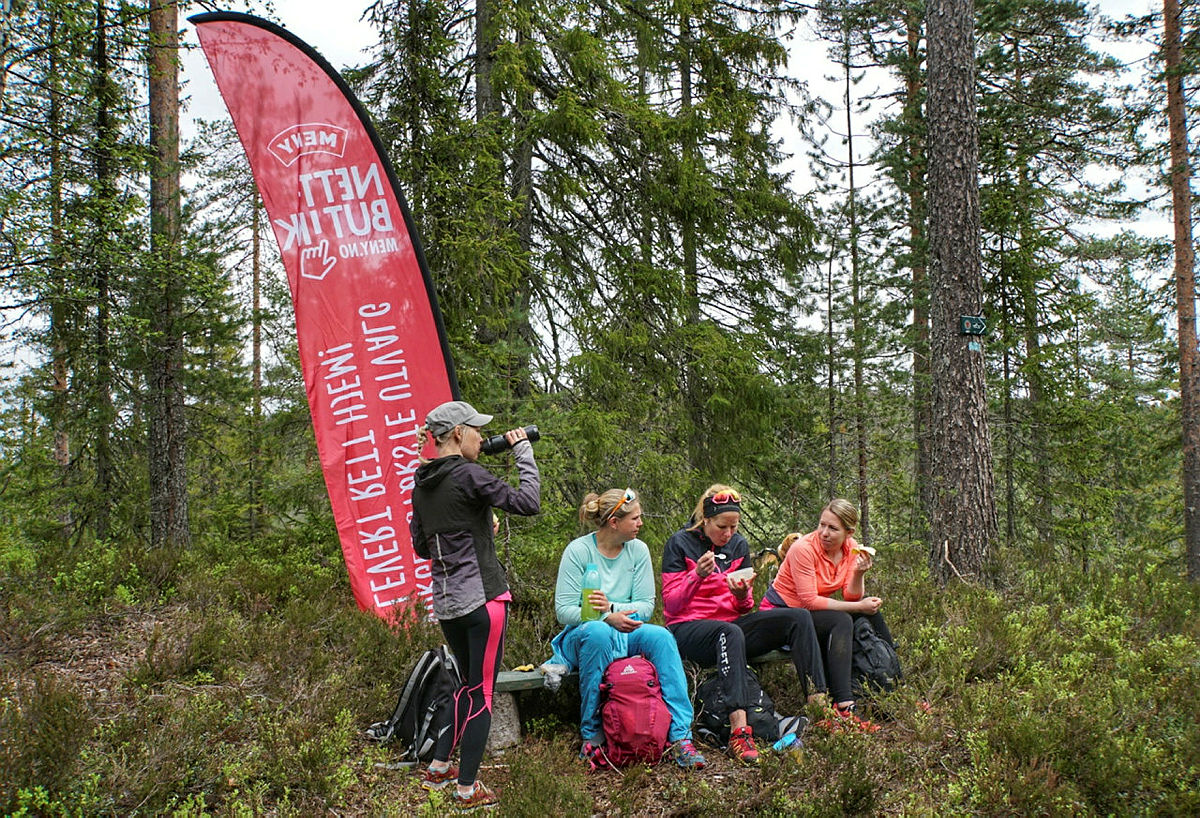 Topp7Turen 2017. Drikkestasjonen ved Vrangen.