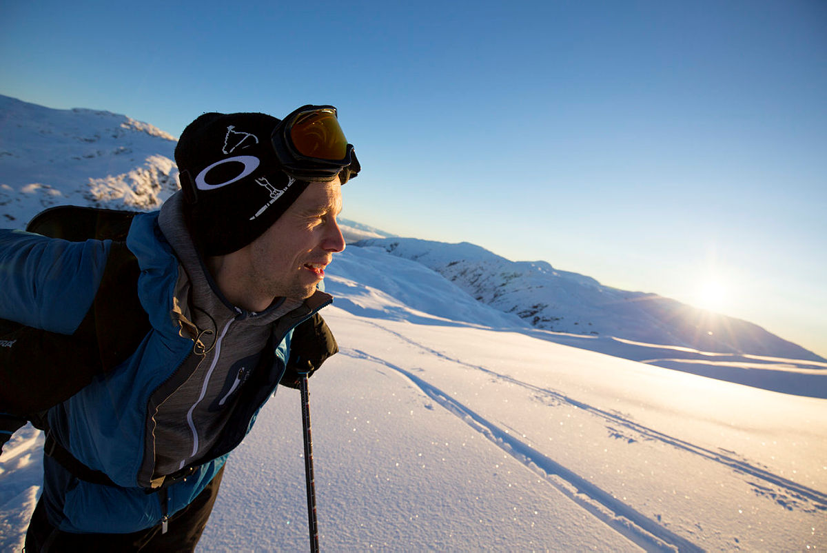 DNT fyller 150 år, noe som skal feires på mange måter i 2018. Skitur til Kiellandbu i Bergsdalen, januar 2017.