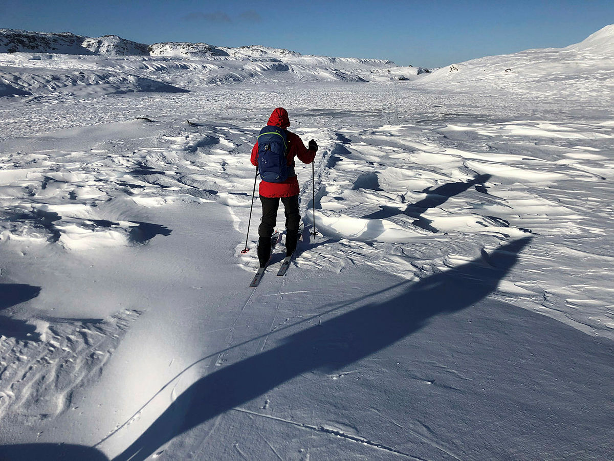 Fine, men også utfordrende skiforhold!