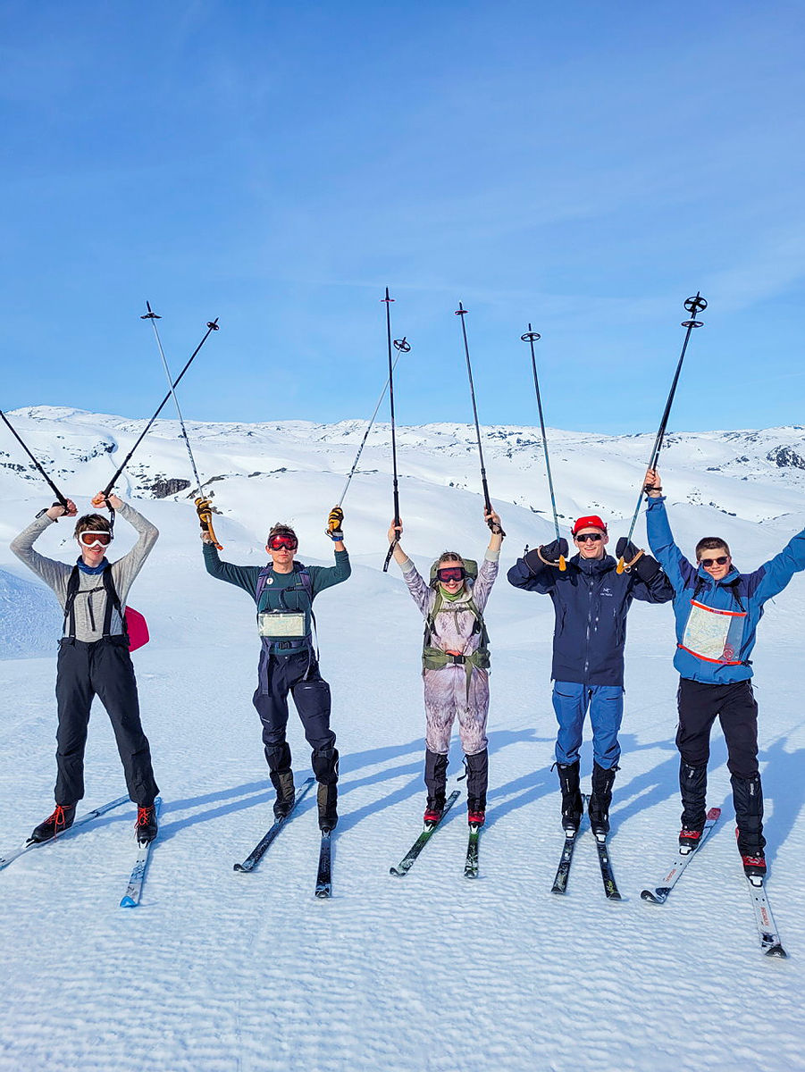 Fine skiforhold i fjellet! Husk solkrem.
