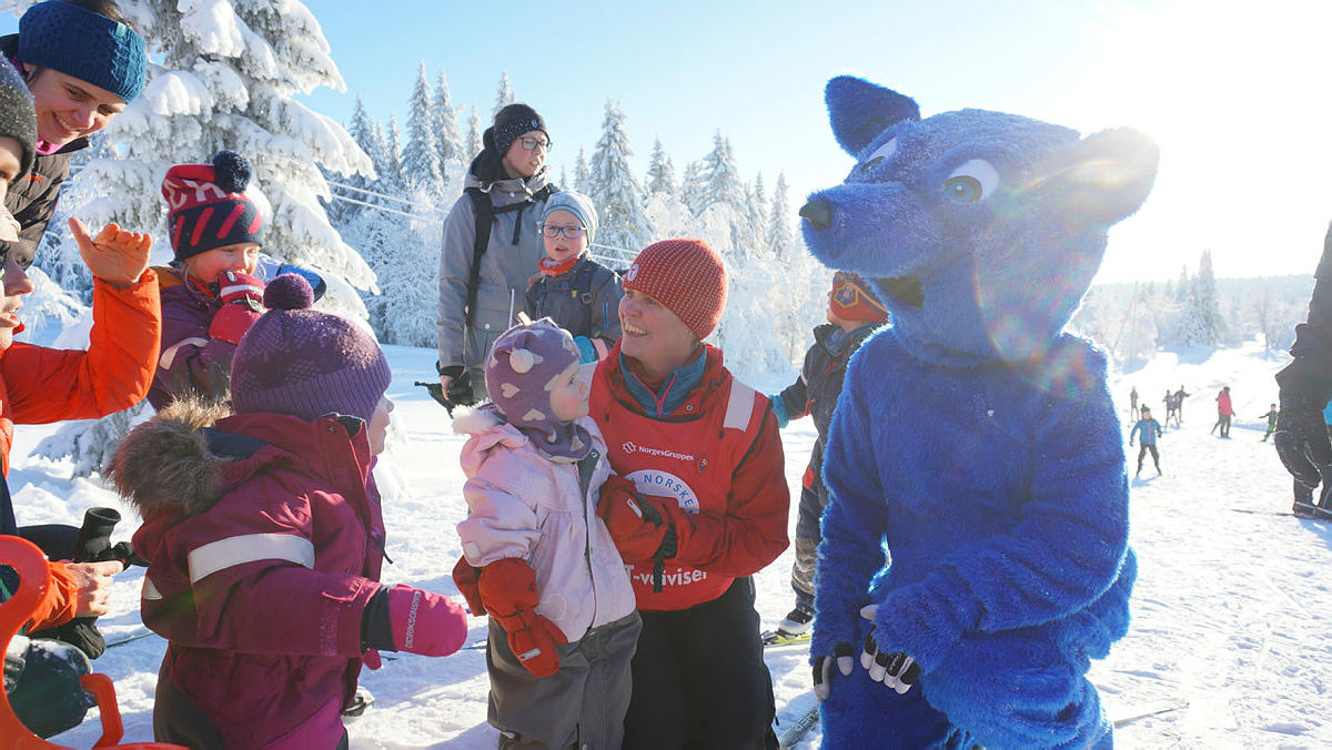 Det var vakker vinterstemning i mange deler av landet på DNTs stiftelsesdag 21 januar. Her fra Hamar og Hedemarken Turistforening.