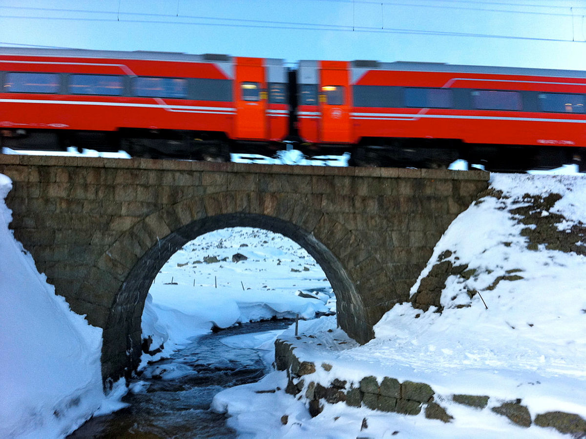 Bergensbanen ved fjellovergangen Finse