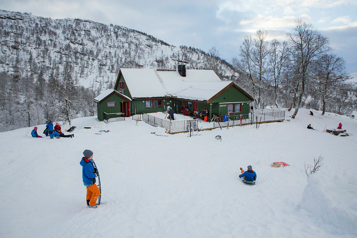 Alexander Grieghytten i Bergsdalen - perfekt for barnefamilier.