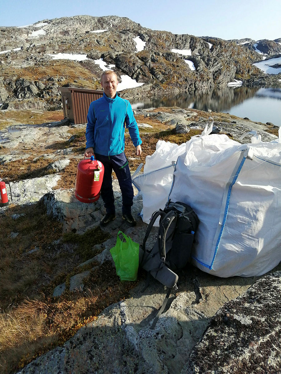 Dugnad på Kaldavasshytta, 18.-20. september 2020.