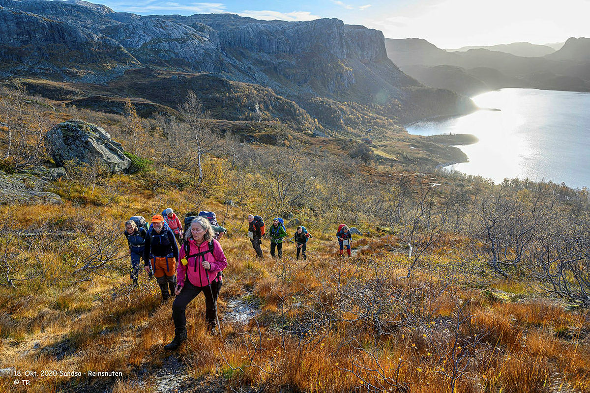 Fellestur til fjelltopper rundt Sandsa.
