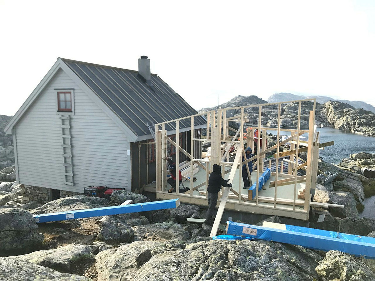 Fonnabu oppgraderes, august 2019.