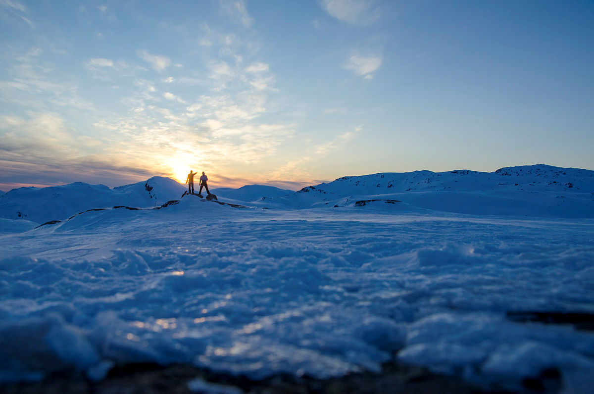Skitur i Kvammafjella.