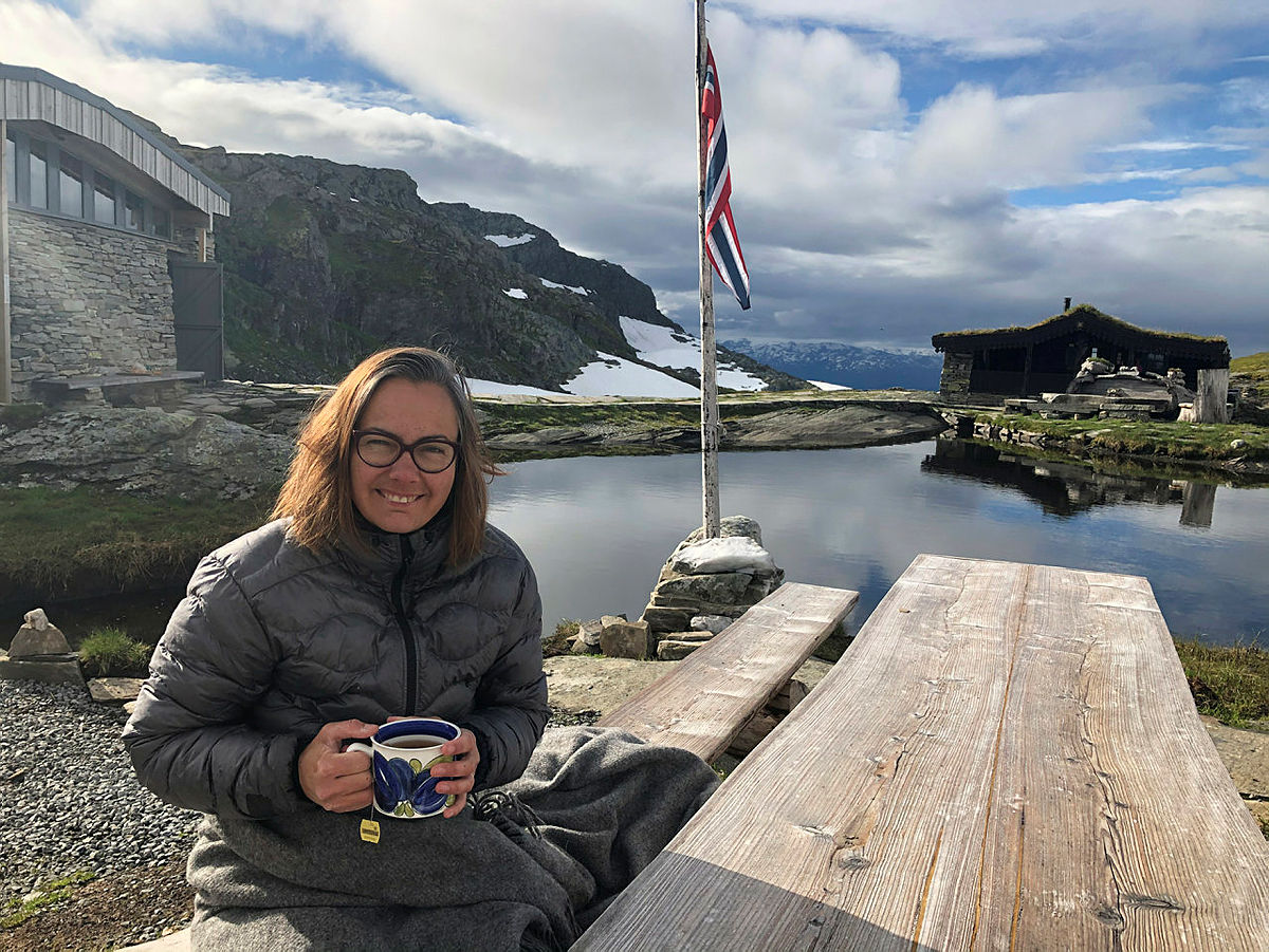 Elisabeth Skage var hyttevert på Breidablik i sommer.