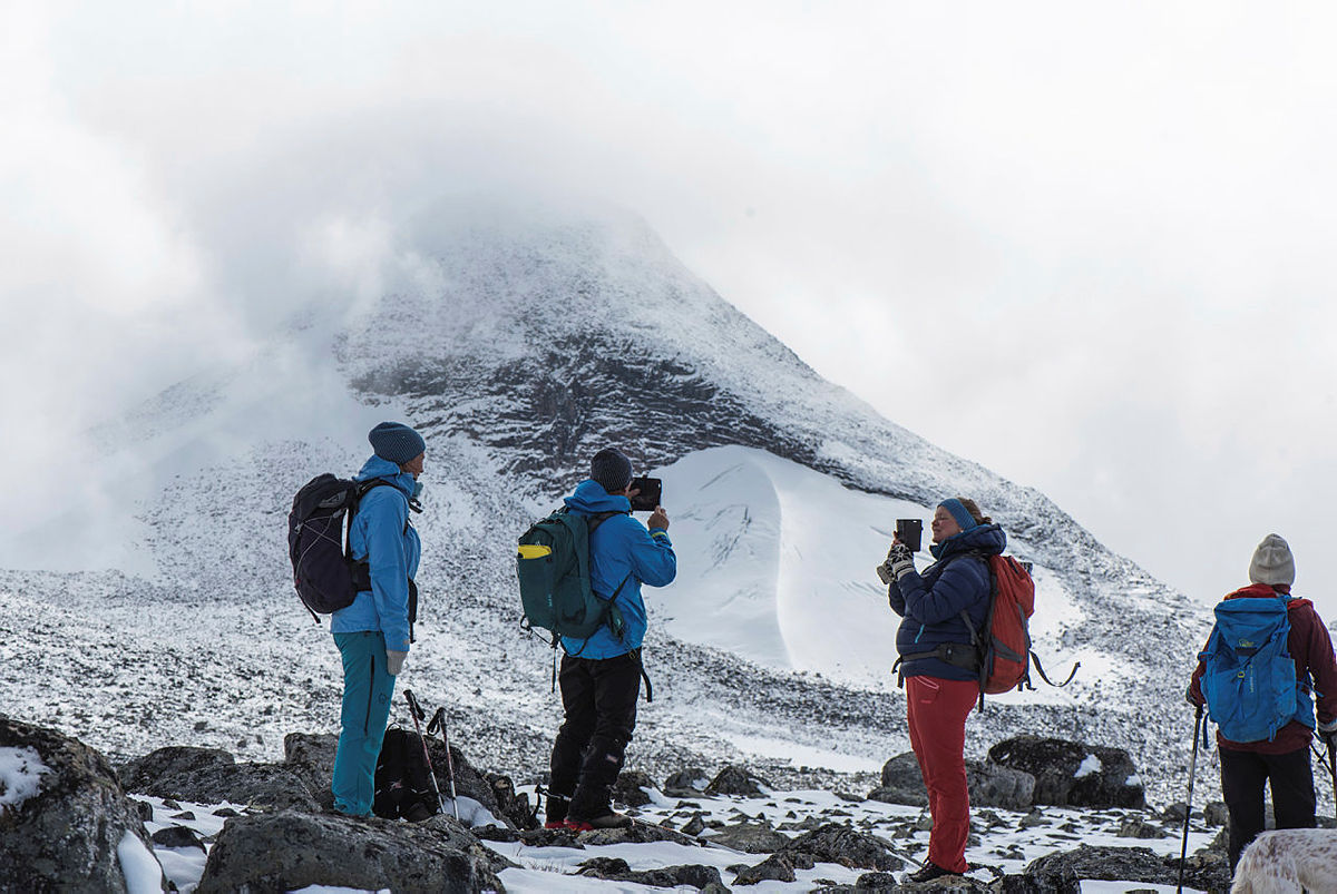 Fotografering av Tundradalskyrkja.