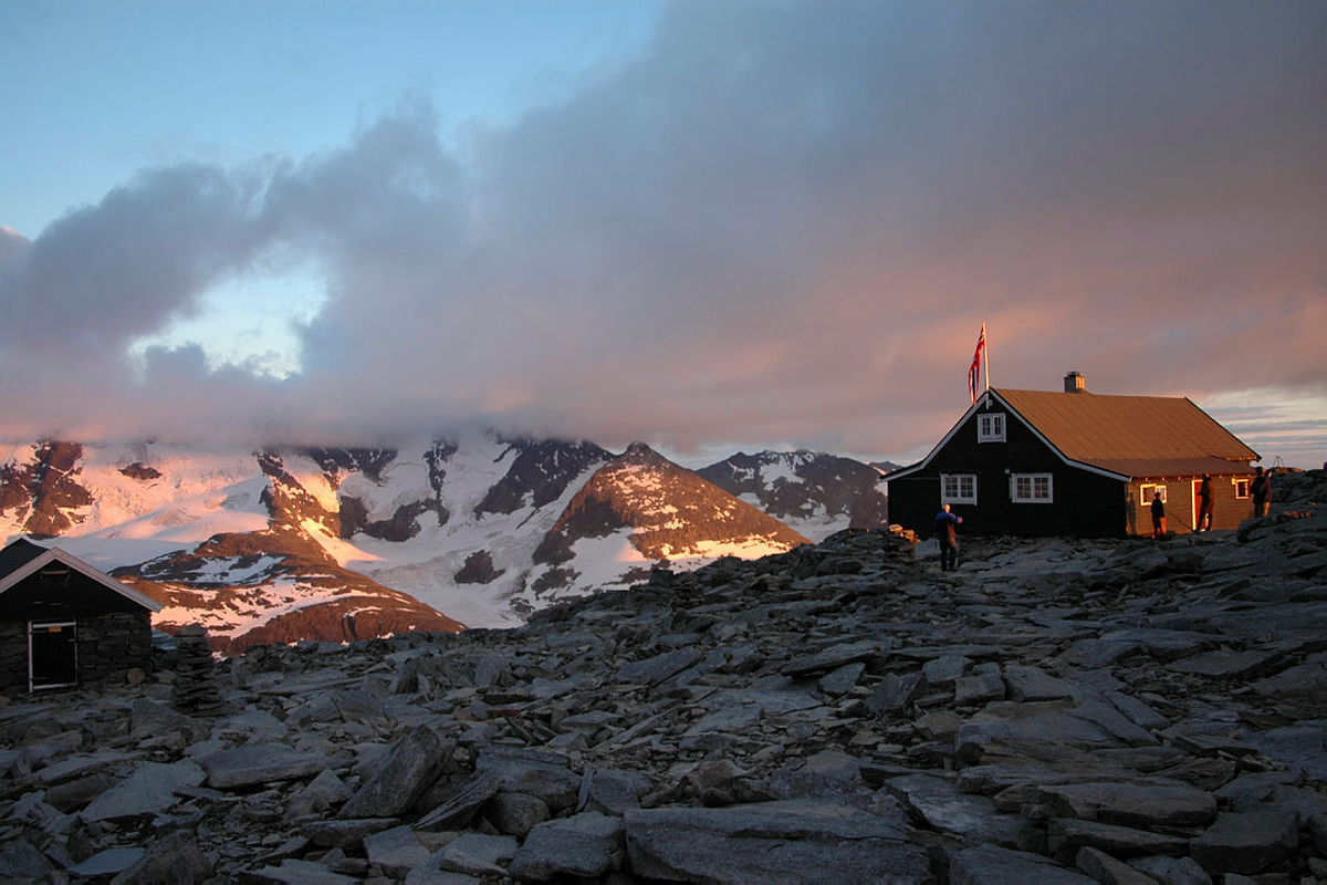 Solnedgang på Fannaråken.