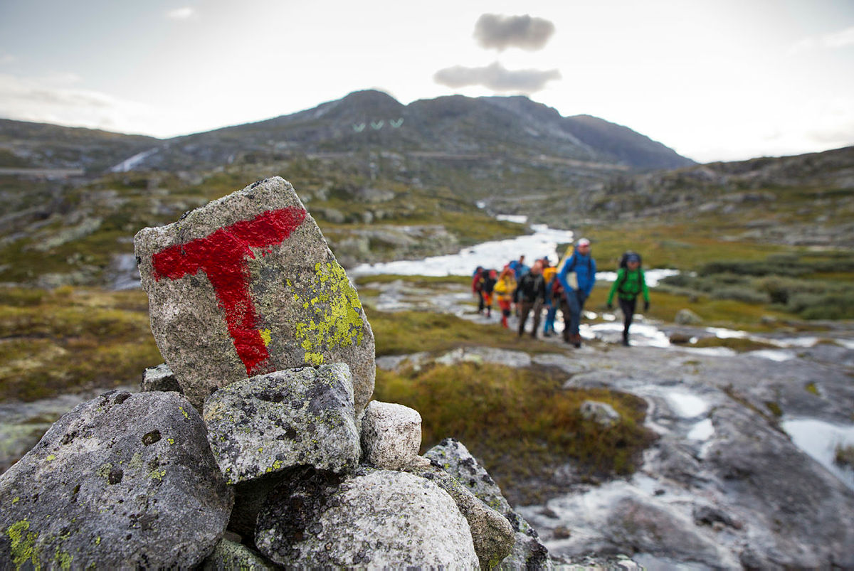 Turen fra Osa til Hallingskeid går i flott høyfjellsterreng.