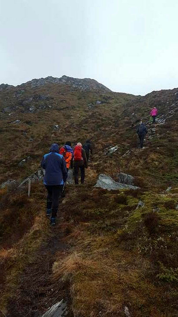 Tur til Kvamefjellet