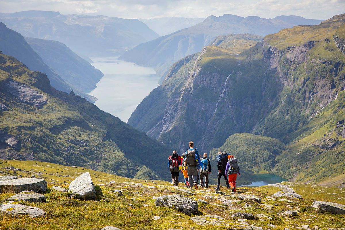 Tur fra Hallingskeid til Osa ved Hardangerfjorden.