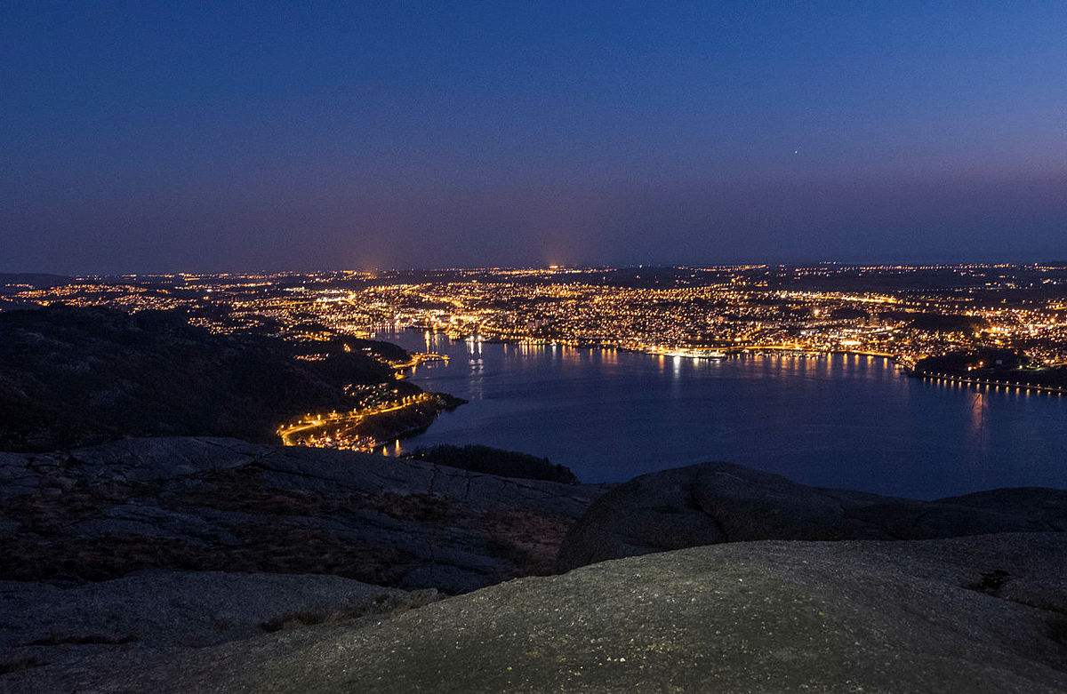 Utsikt fra Dalsnuten i Rogaland.