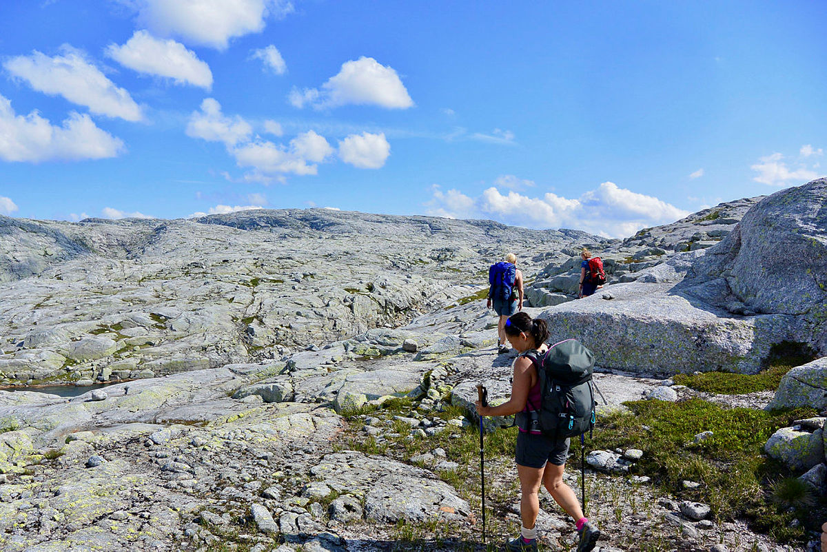 LYSEKAMMEN: For de som søker en ordentlig utfordring er toppturen til Sandnes' høyeste fjell en real utfordring.