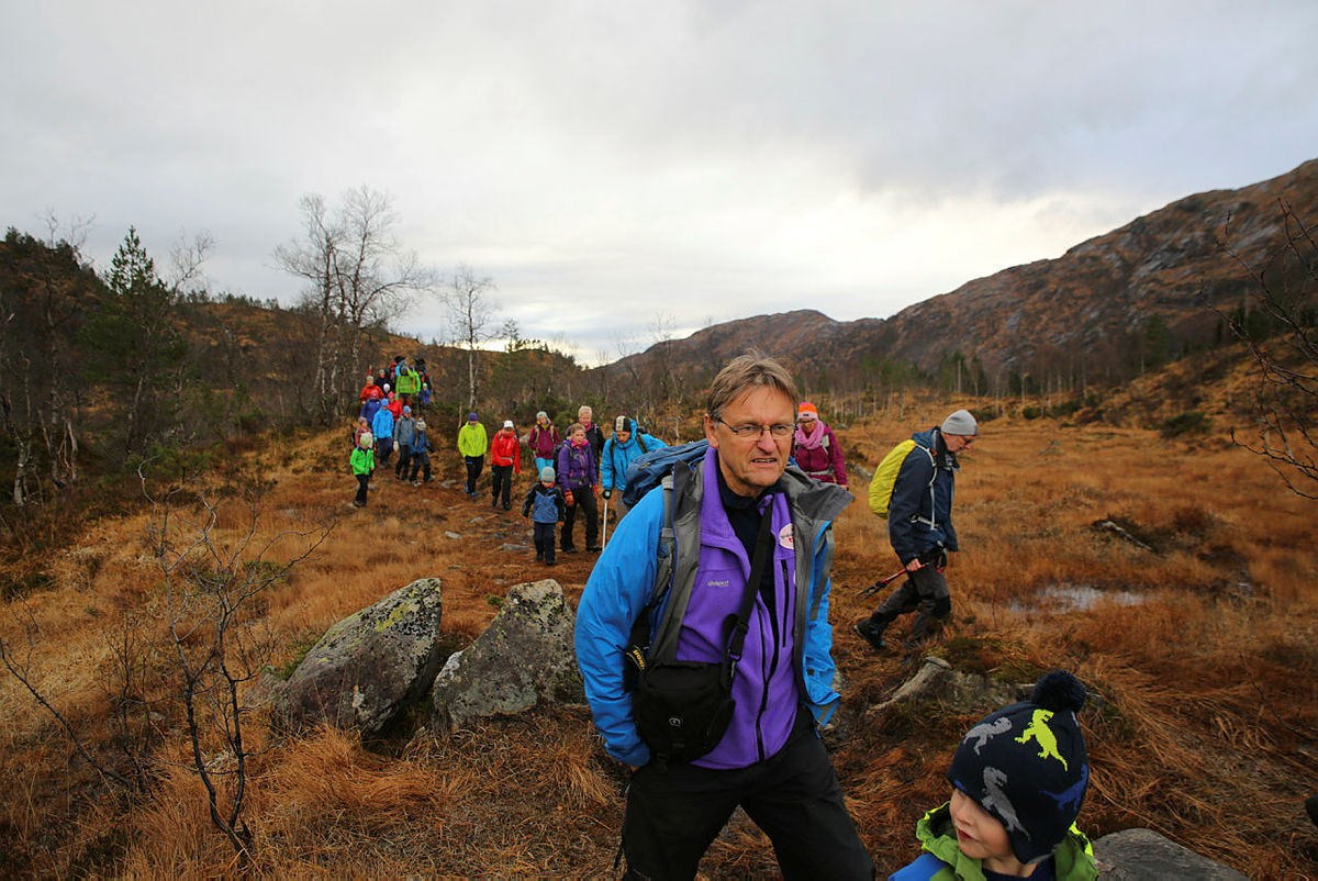 Støttemarsj for Stølsheimen, 11. november 2018 ved Dyrkolbotn.